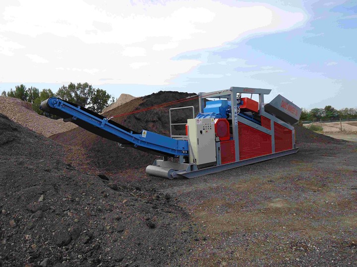 Crushing unit recommended for the treatment of glass, Asphalt, Bricks, Aggregates, Shells, Materials from demolition